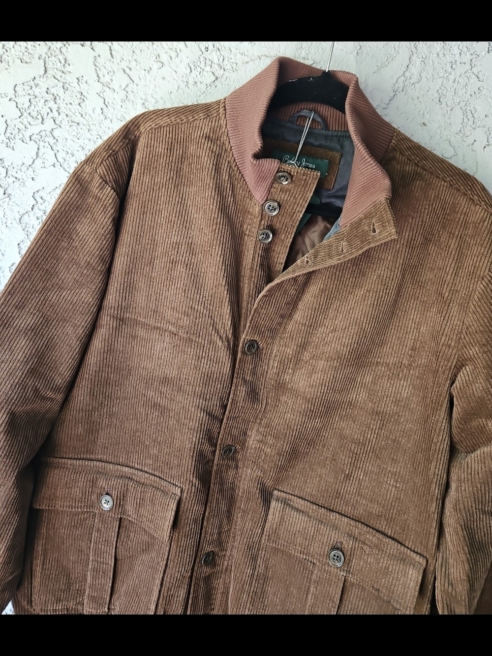 NWT Bobby Jones Vardon Corduroy Bomber Jacket size Large - Picture 4 of 8